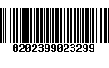 Código de Barras 0202399023299