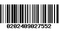 Código de Barras 0202409027552