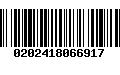 Código de Barras 0202418066917