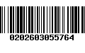 Código de Barras 0202603055764