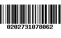 Código de Barras 0202731078062