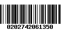 Código de Barras 0202742061350