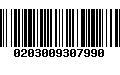 Código de Barras 0203009307990