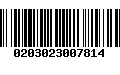 Código de Barras 0203023007814