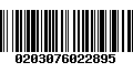 Código de Barras 0203076022895