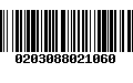 Código de Barras 0203088021060