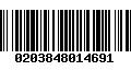 Código de Barras 0203848014691