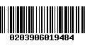 Código de Barras 0203906019484