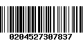Código de Barras 0204527307837