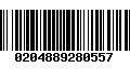 Código de Barras 0204889280557