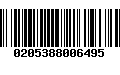 Código de Barras 0205388006495