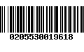 Código de Barras 0205530019618