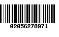 Código de Barras 02056278971