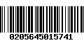 Código de Barras 0205645015741