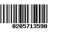 Código de Barras 0205713590