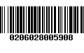 Código de Barras 0206028005908