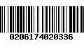 Código de Barras 0206174020336