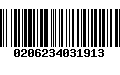 Código de Barras 0206234031913