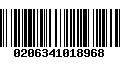 Código de Barras 0206341018968