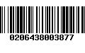 Código de Barras 0206438003877