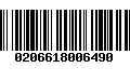 Código de Barras 0206618006490