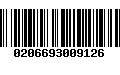 Código de Barras 0206693009126