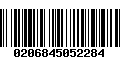 Código de Barras 0206845052284