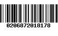 Código de Barras 0206872018178