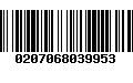 Código de Barras 0207068039953