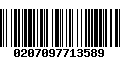 Código de Barras 0207097713589