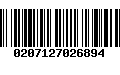 Código de Barras 0207127026894