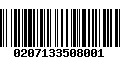 Código de Barras 0207133508001