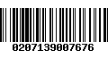 Código de Barras 0207139007676