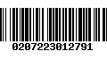 Código de Barras 0207223012791