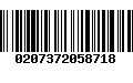 Código de Barras 0207372058718