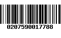 Código de Barras 0207590017788