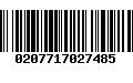 Código de Barras 0207717027485
