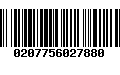 Código de Barras 0207756027880