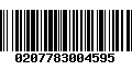 Código de Barras 0207783004595