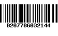 Código de Barras 0207786032144