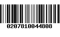 Código de Barras 0207810044808