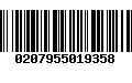 Código de Barras 0207955019358
