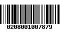 Código de Barras 0208001007879