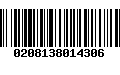 Código de Barras 0208138014306