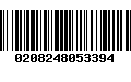 Código de Barras 0208248053394