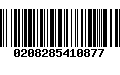 Código de Barras 0208285410877