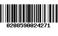 Código de Barras 0208590024271