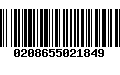 Código de Barras 0208655021849