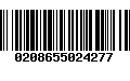 Código de Barras 0208655024277