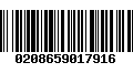 Código de Barras 0208659017916